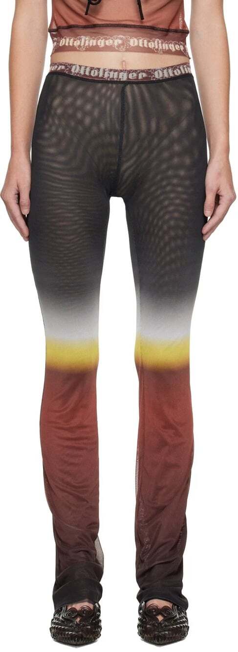Ottolinger Gradient Mesh Leggings US M EU 38 Womens Multicolor Lounge $330